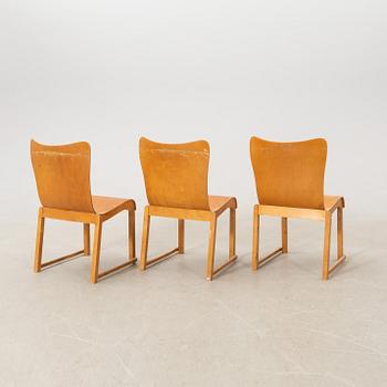 Axel Larsson,  stolar, 6 st, Svängsta Stilmöbler, 1900-talets mitt.