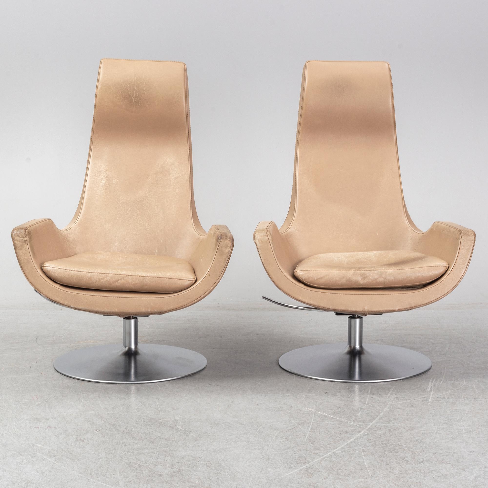 A pair of 'Clipper' easy chairs by Carl-Henrik Spak, Ire.