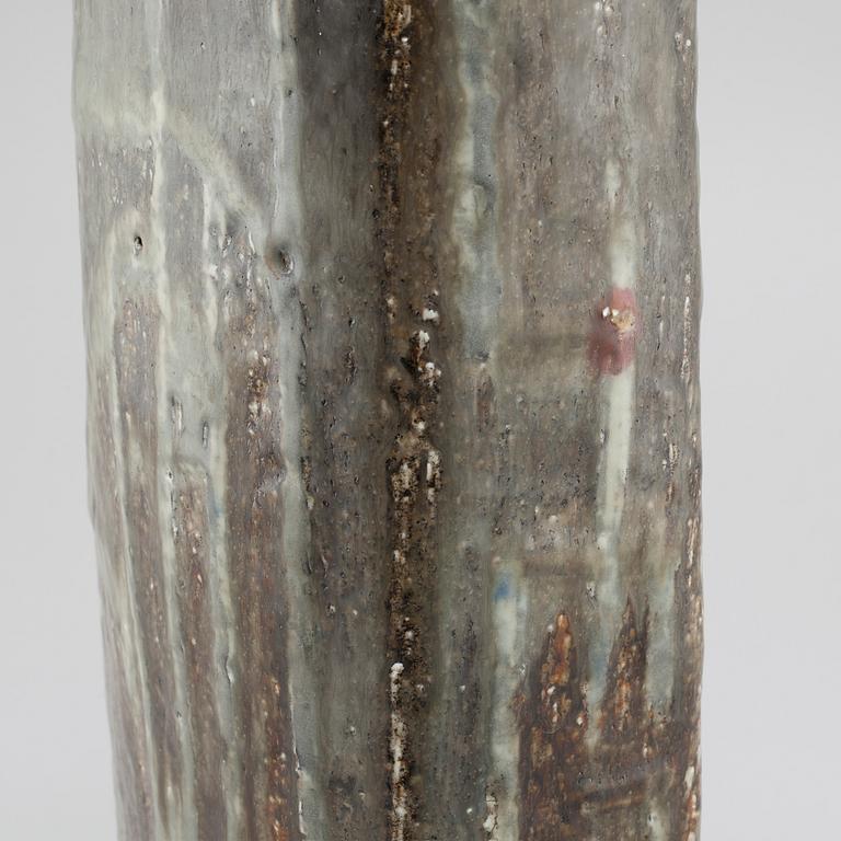 A unique stoneware vase, designed by Carl-Harry Stålhane for Rörstrand, signed and dated -63.