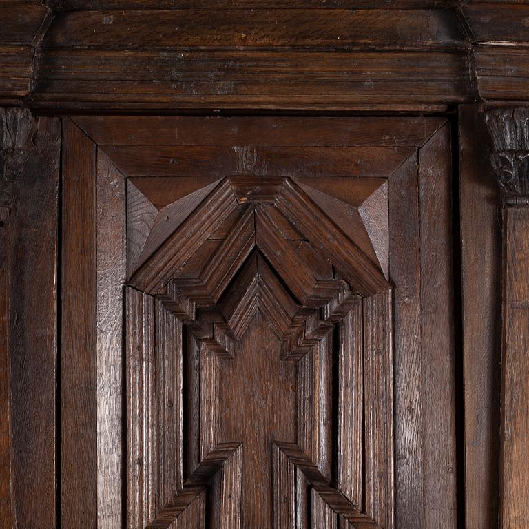 An 18th century baroque cabinet.