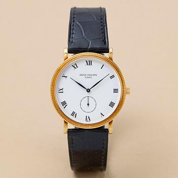 1121. Patek Philippe, Calatrava, "Clous de Paris", ca 1986.