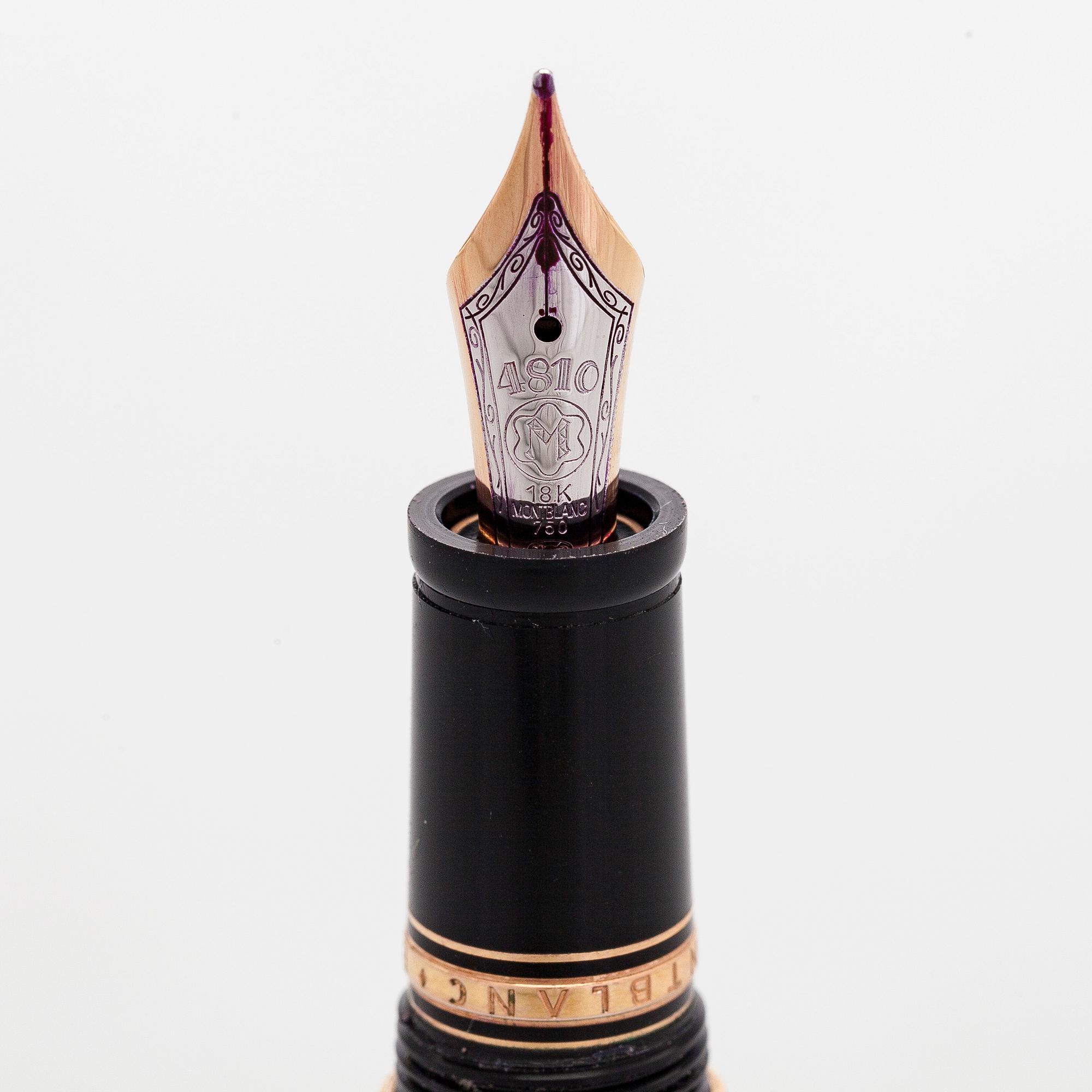 Montblanc, reservoarpenna och kulspetspenna, "Boheme Pirouette Lilas".