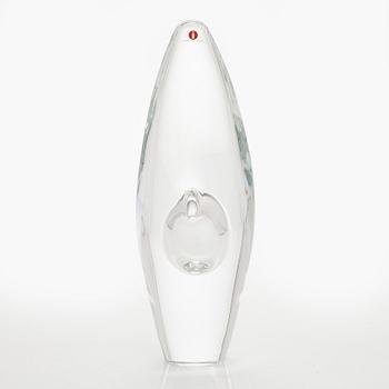 Timo Sarpaneva, glasskulptur, "Orkidé", signerad Timo Sarpaneva 15/1987.