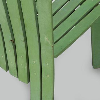 Alvar & Aino Aalto, Four early 1950s 'Aurinko' (Sun-serial) garden chairs, model 910  for O.Y. Huonekalu- ja Rakennustyötehdas A.B.