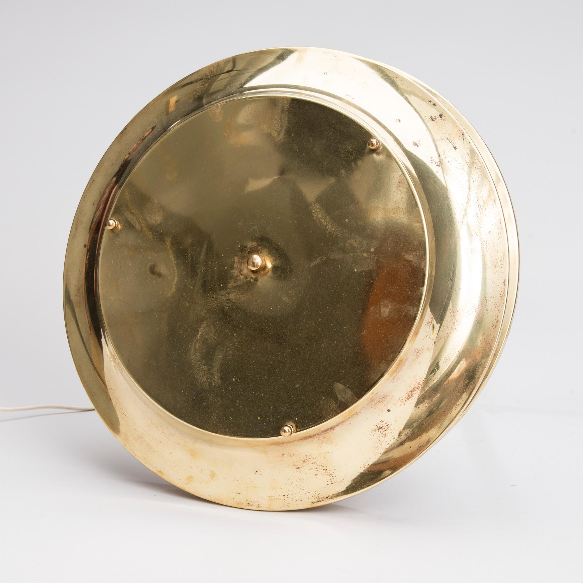 BORDSLAMPA, mässing, 1900-talets senare hälft.