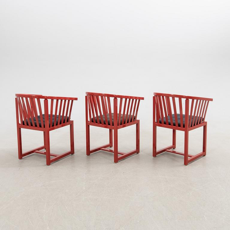 Åke Axelsson, karmstolar, 3 st, "Waxholmaren", Gärsnäs.