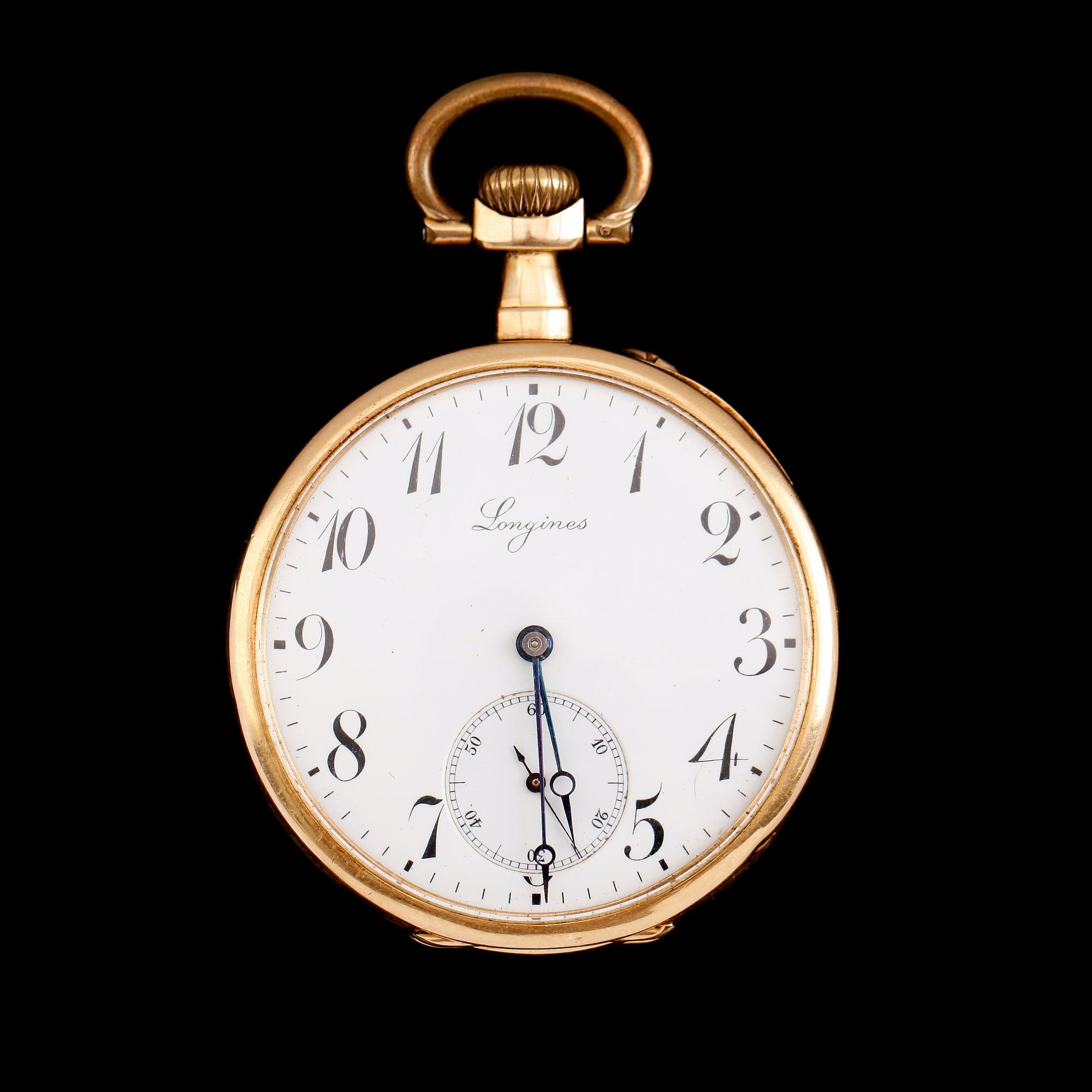 FICKUR, 18 k guld, Longines, 1900-talets första hälft.