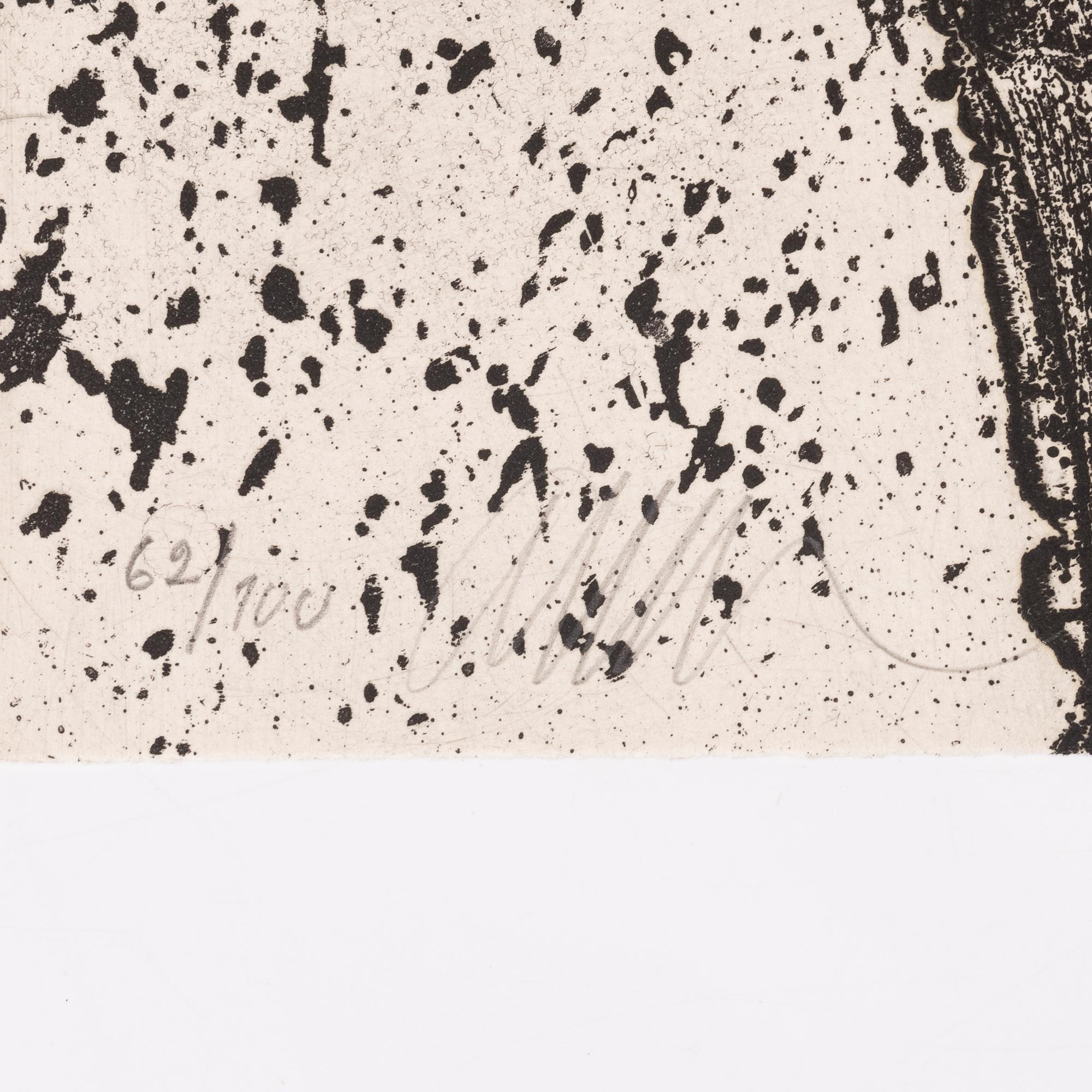 Arman (Armand Pierre Fernandez), Bok med två litografier, Edition GKM Siwert Bergström, 1987.