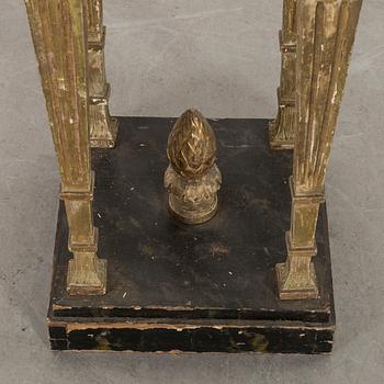 A Louis XVI-style pedestal later part of the 19th century.