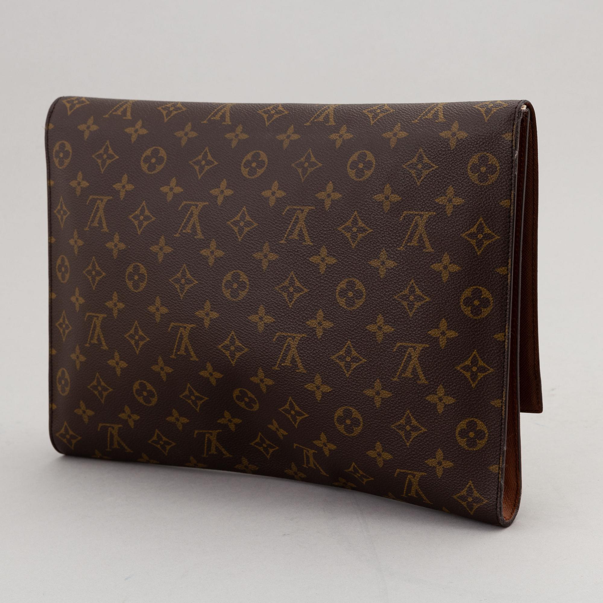 Louis Vuitton, a monogram canvas briefcase.