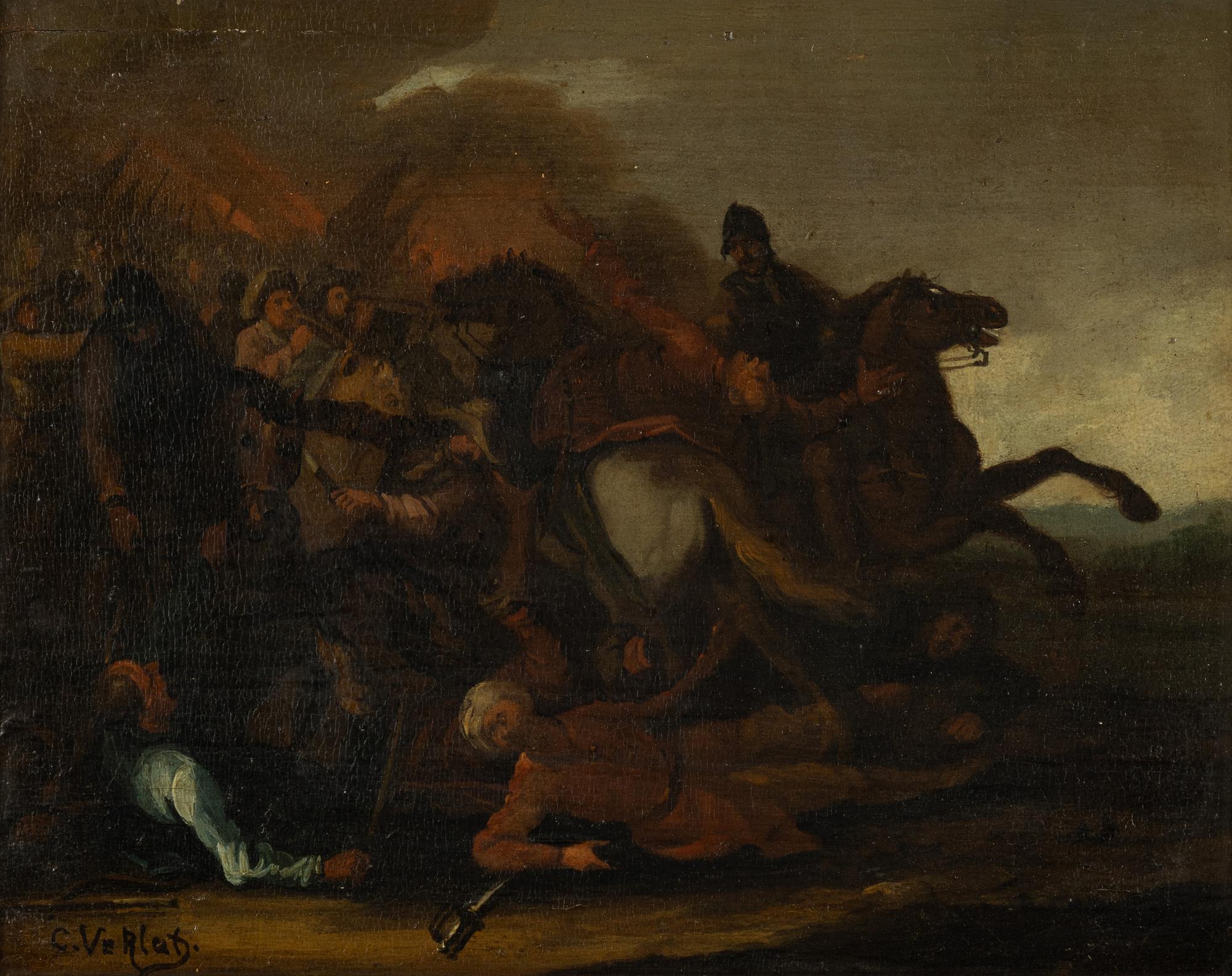 Charles Verlat, tillskriven, Batalj.