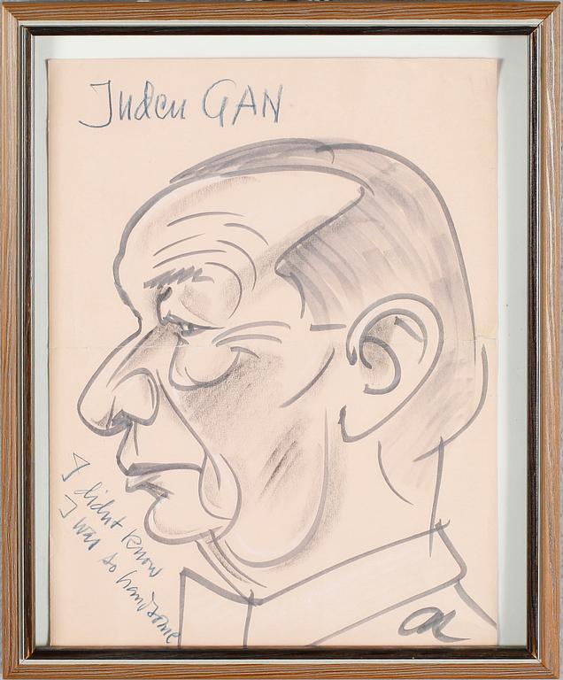 GÖSTA ADRIAN-NILSSON, blandteknik, signerad.