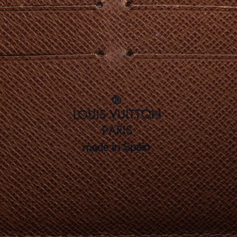 Louis Vuitton, A monogram canvas 'Zippy' wallet, 2009.