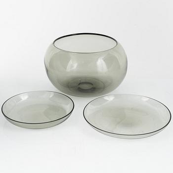 Sven Palmqvist, glasservis, 63 delar, "Rhapsody", Orrefors.