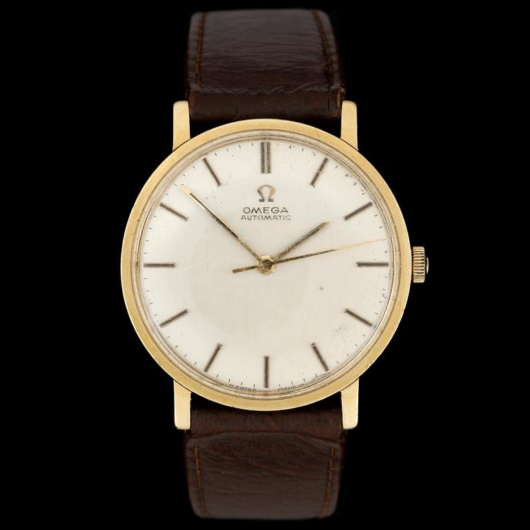 ARMBANDSUR, 18k guld, Omega, 1900-talets mitt.