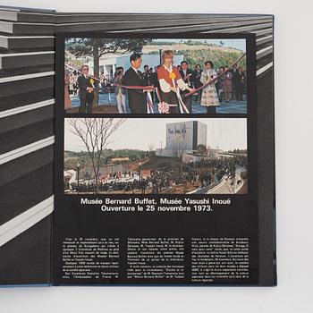 Bernard Buffet, "Bernard Buffet lithographe", 1979, med tre färglitografier, signerad med dedikation.