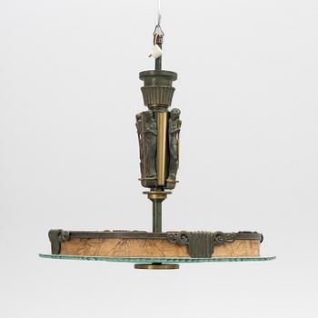 Einar Bäckström, a ceiling lamp, model 4006, Swedish Grace, 1920's/30's.