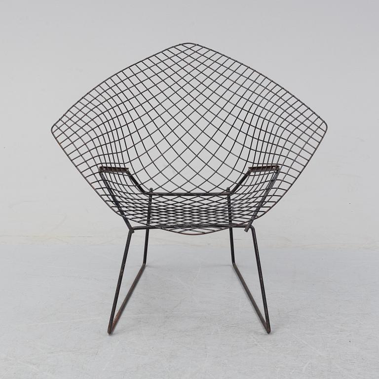 Harry Bertoia, fåtölj, "Diamond Chair", 1900-talets andra hälft.