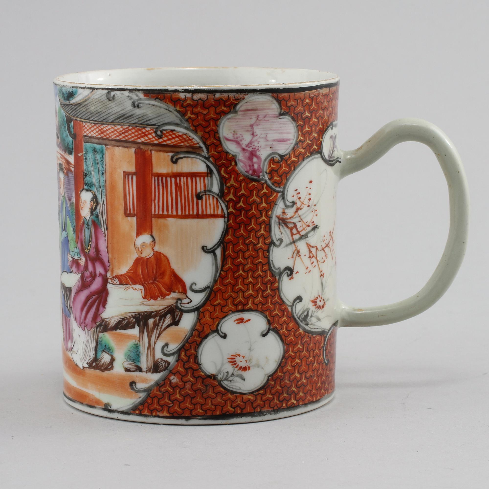 MUGG, porslin, Kina, 1700-tal.