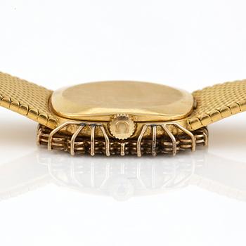 ARMBANDSUR, Omega, 18K guld med 32 briljantslipade diamanter, tot ca 1,76 cts. Vikt 61,29 g.