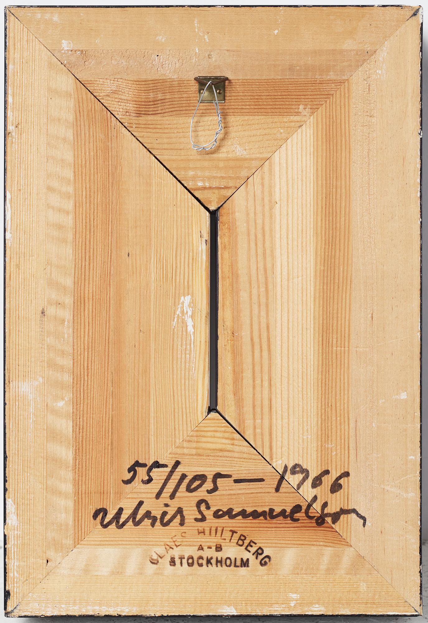 Ulrik Samuelson, multipel/objekt, trä. Signerad och numr 55/105 a tergo. Daterad 1966.