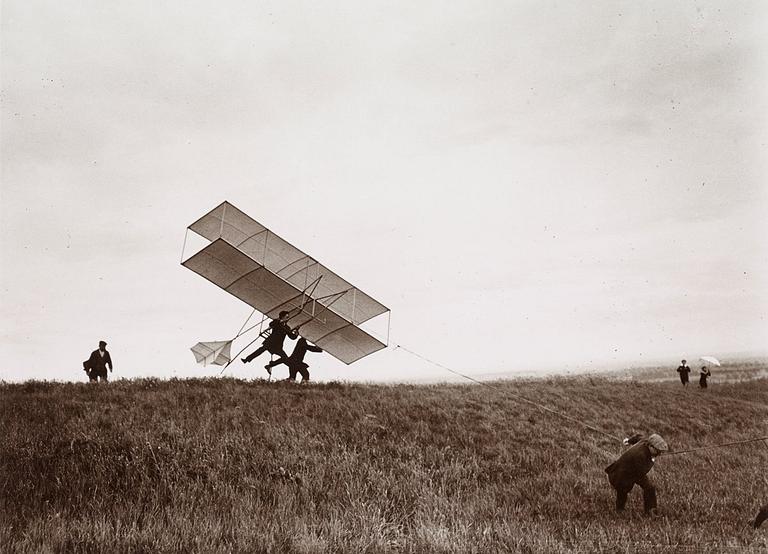 Jacques Henri Lartigue, "The Zyx 24 Takes Off, Rouzat, September 1910".