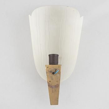 Harald Notini, a wall lamp, model "8496", Arvid Böhlmarks Lampfabrik, Stockholm, 1940s.