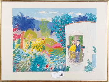 Lennart Jirlow · JIRLOW, LENNART. Färglitografi, sign. nr 246/310.