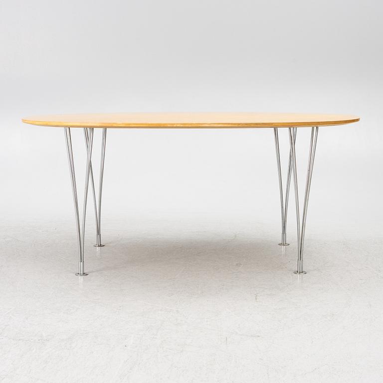 Bruno Mathsson & Piet Hein, dining table, "Superellipse", Fritz Hansen.