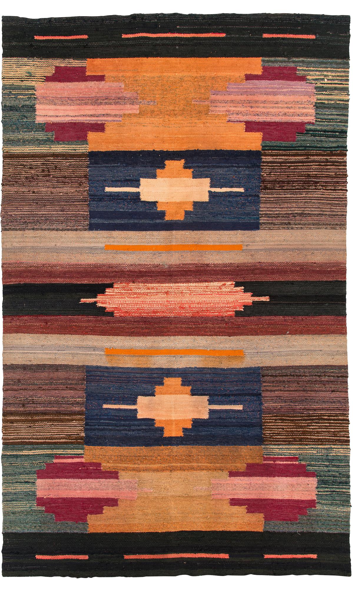 Trasmatta, 1930-tal. Ca 290 x 185 cm.