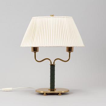 Josef Frank, a model 2388 brass table light, Svenskt Tenn.