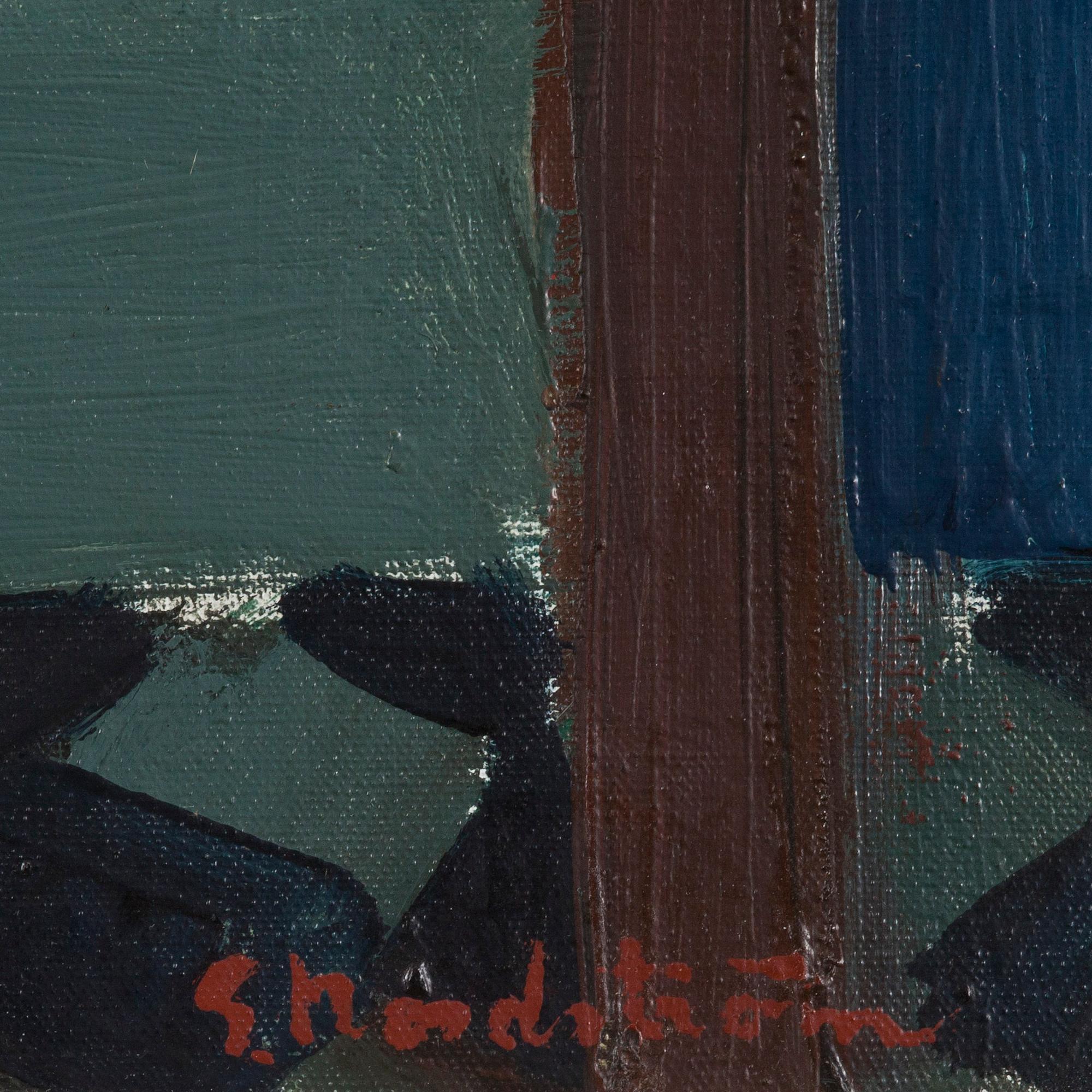 GERHARD NORDSTRÖM, olja på pannå. Sigenard.