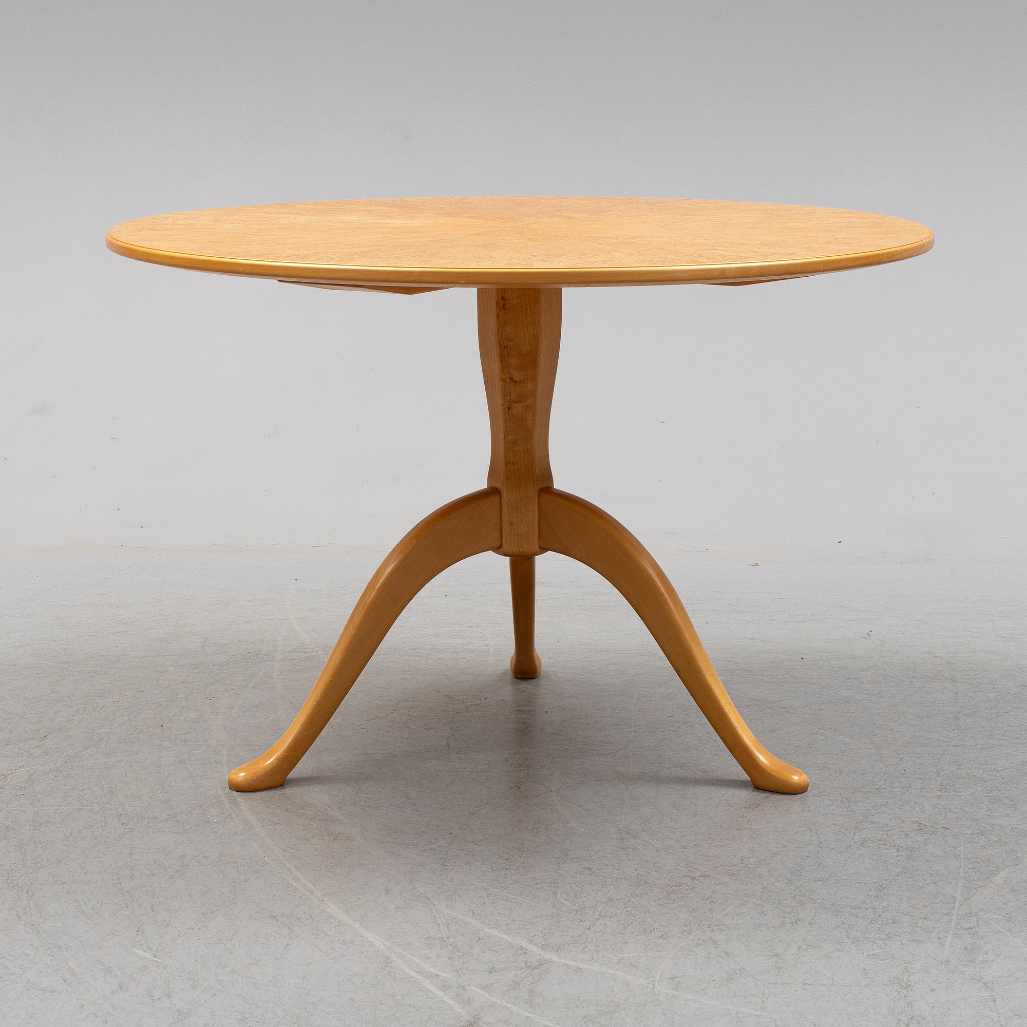 A 'Berg' table by Carl Malmsten, late 20th century.