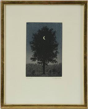 René Magritte, after, "Le 16 Septembre", plate II for “Signe de survie au Temps d’Amoure” by G. Rosey.