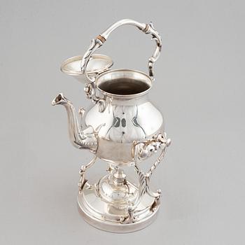 A rococo-style silver plated coffee- and tea service, Birmingham Silver Co, USA, 20th century. (7 pieces).