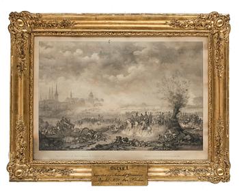 RAM, 1800-tal, bär påskrift Oscar I till Korpralen vid andra lif grenadier.