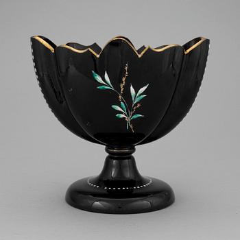 A 19th century glass bowl.