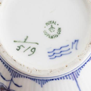 An 37-piece 'Musselmalet' porcelain service, Royal Copenhagen, Denmark.