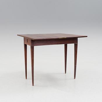 A late gustavian table by Jonas Lidströmer. Signed and dated 1779.