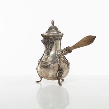 Mockakanna/mjölkkanna, silver, Paris, Frankrike, 1700-talets senare del. Louis XVI.