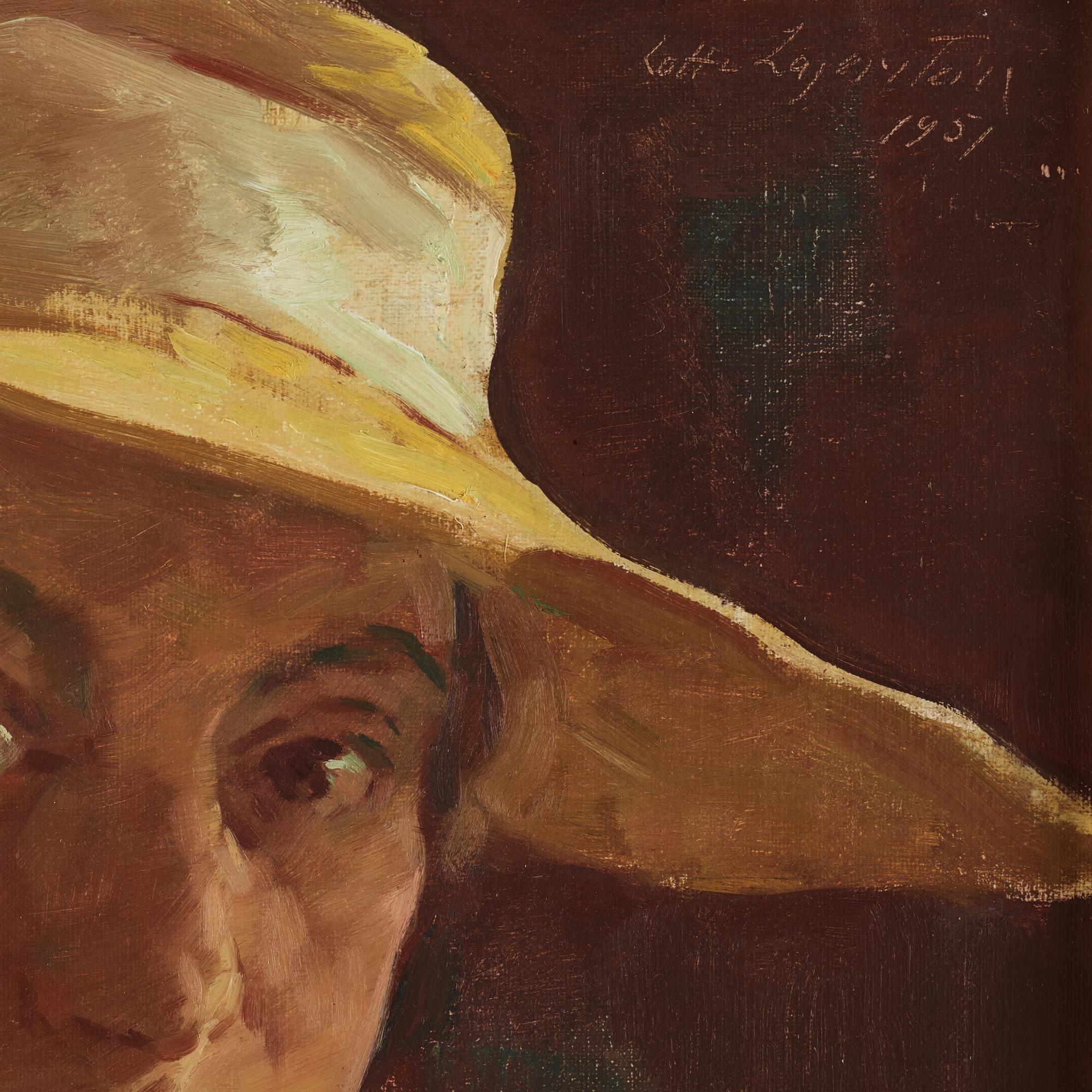Lotte Laserstein, Självporträtt.