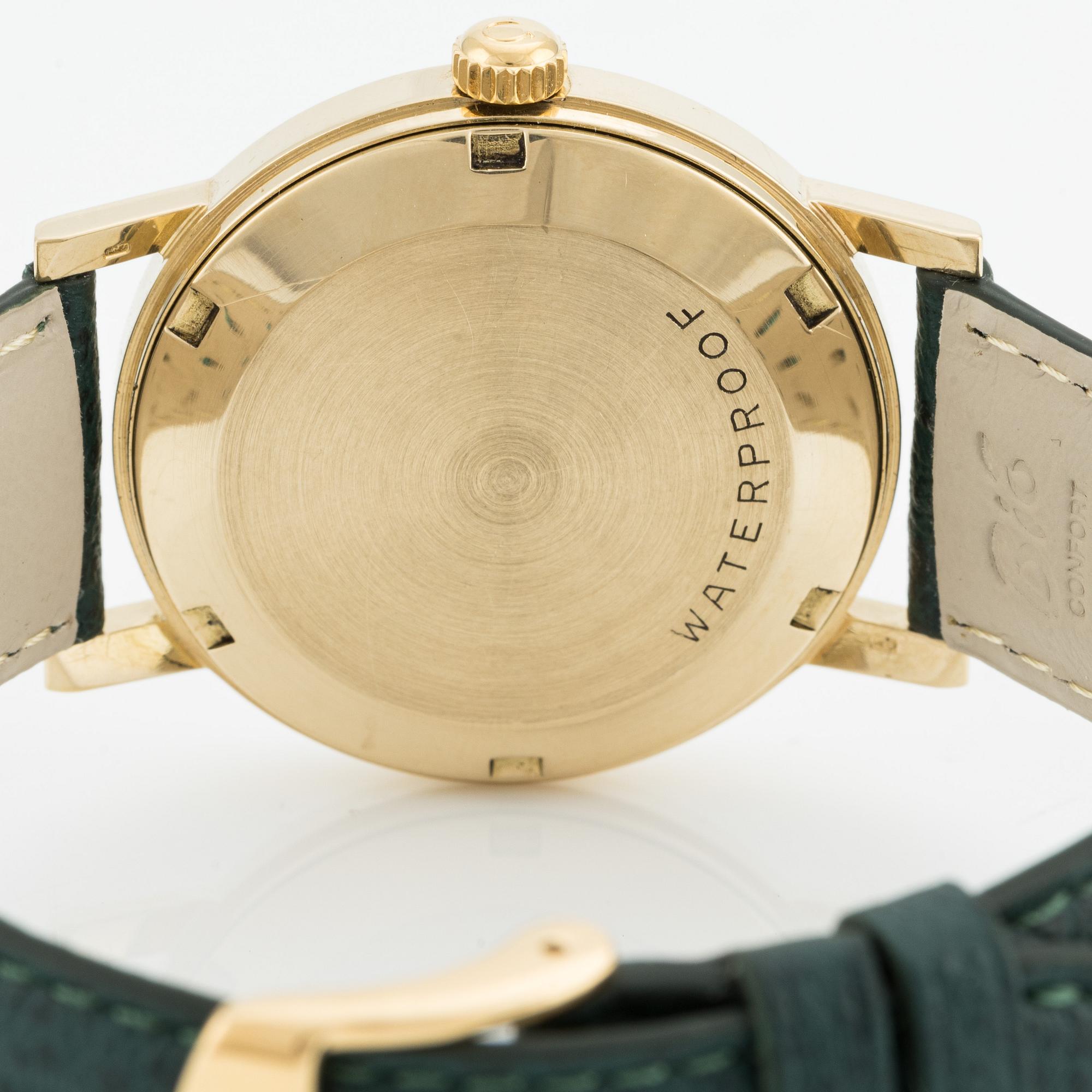 Omega, Genève, wristwatch, 34.5 mm.