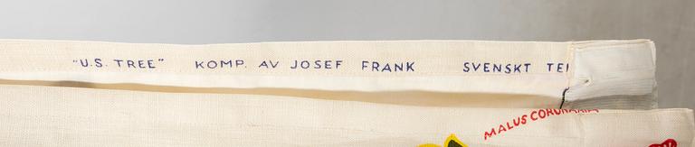 Josef Frank, curtains, a pair, "US Tree", Svenskt Tenn Company.