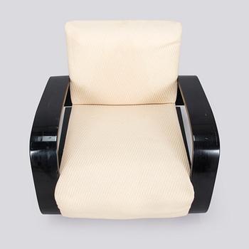 Alvar Aalto, fåtölj, "Tank chair" modell 400, Artek, 1970-tal.