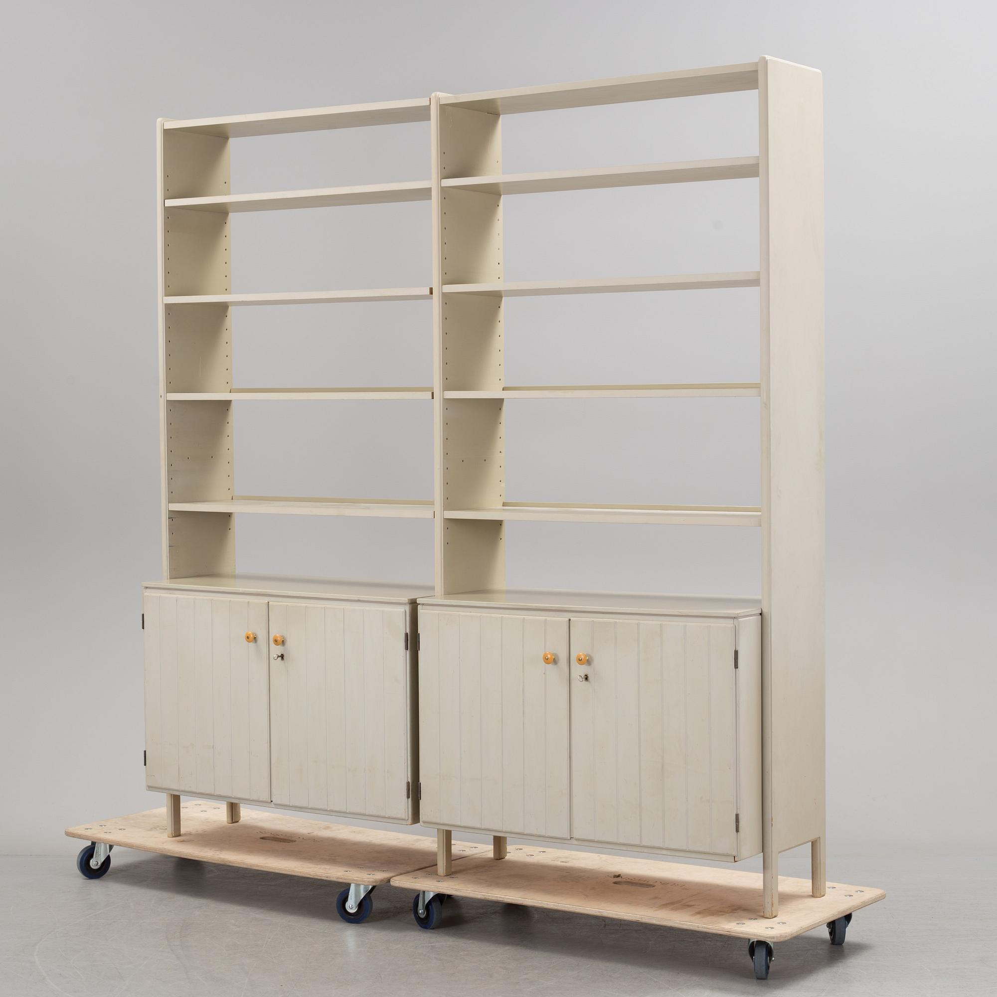 A bookshelf by AB Nordiska Kompaniet, stockholm, second half of the 20th century.