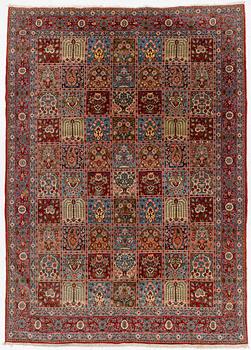 Carpet, oriental, Ghom, approx. 320 x 228 cm.