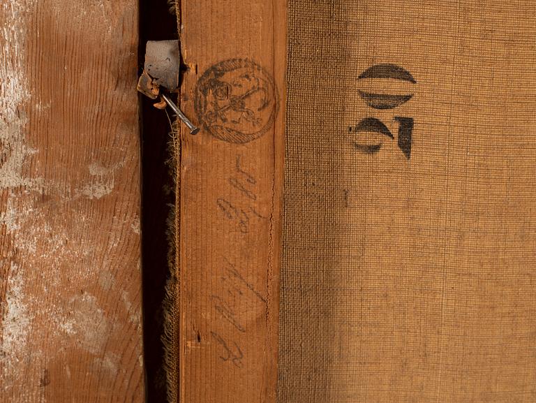 WILHELM BEHM, olja på duk, signerad.