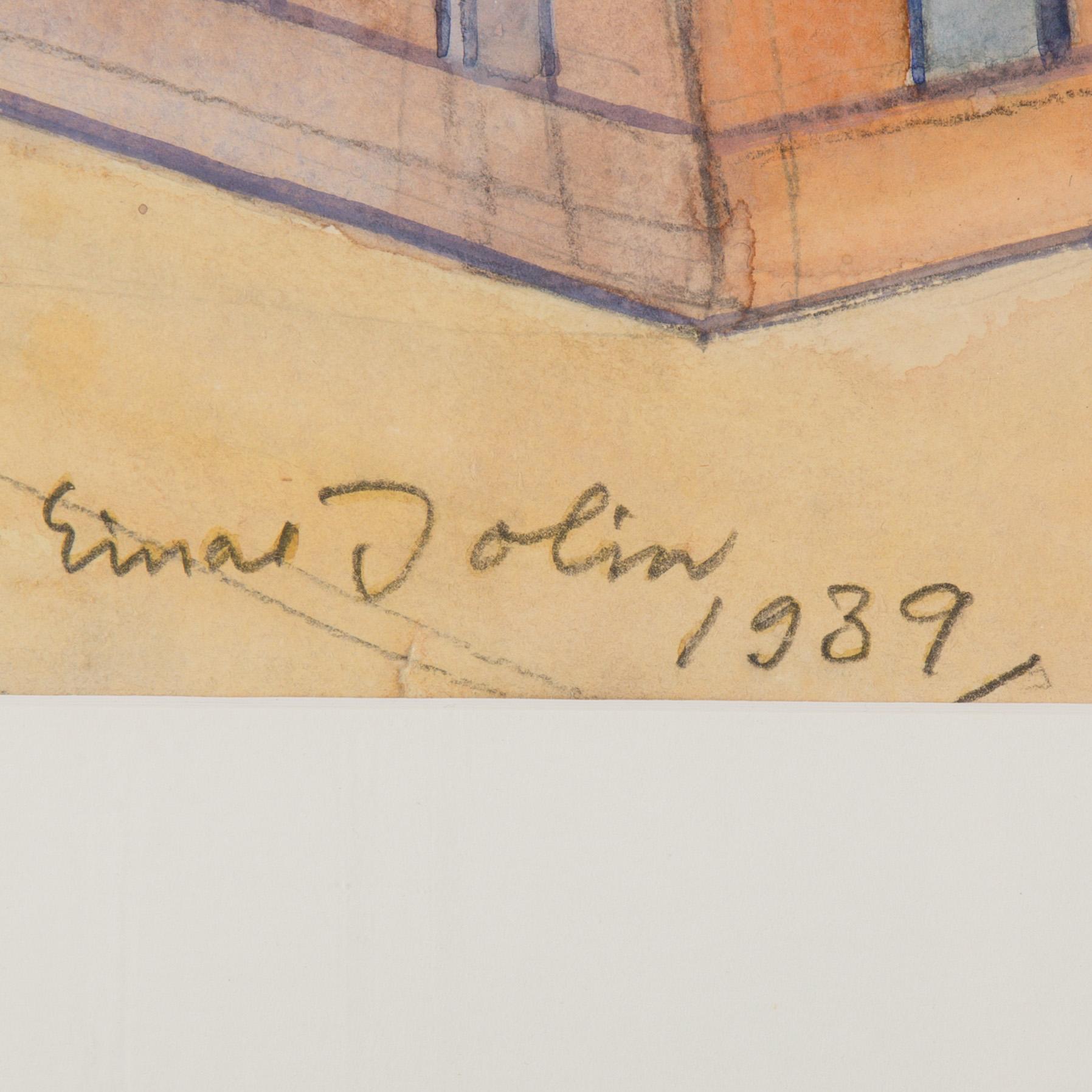 EINAR JOLIN, gouache and watercolour on paper, signed Einar Jolin and dated 1939.