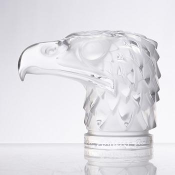 Lalique, brevpress/pappersvikt, "Tête d'Aigle", Frankrike, efter 1945.