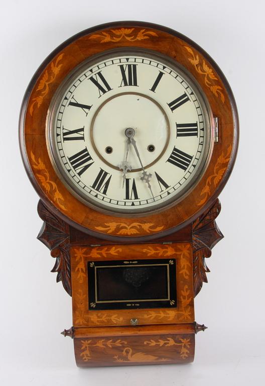 VÄGGPENDYL, sk. droppur, omkring 1900.